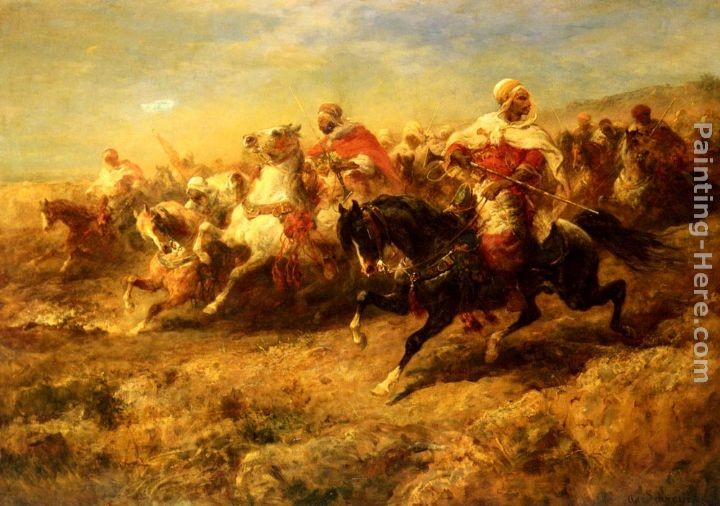Adolf Schreyer Arabian Horseman